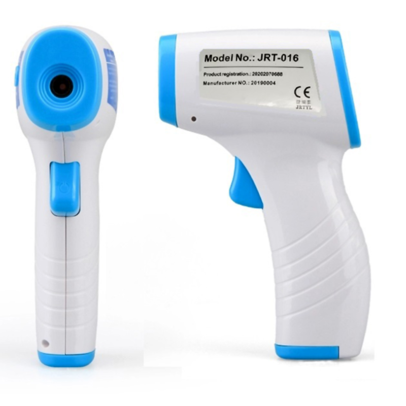 Digital medicinsk icke-anslutande infarad panntermometerpistol för vuxen, för baby, för feber, med CE \/ FDA \/ FCC